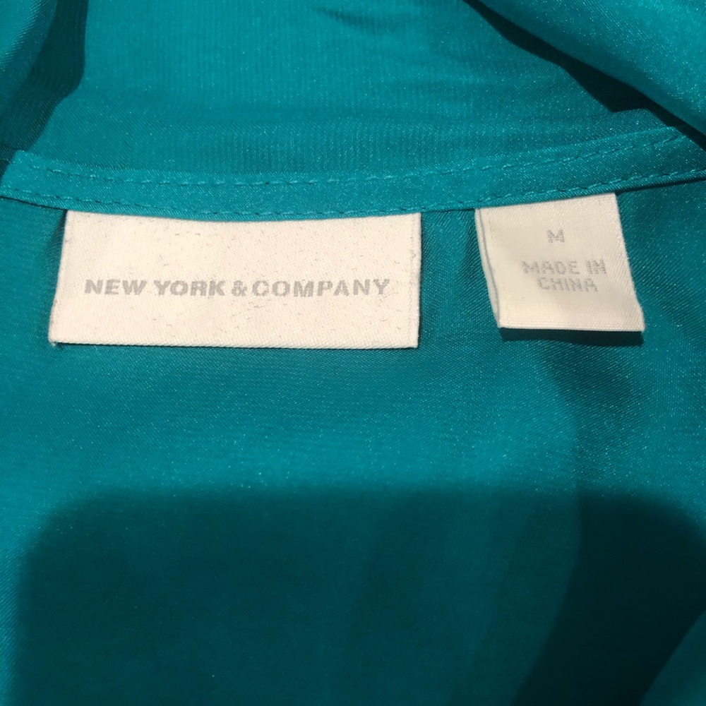 Turqoise Blouse - Picture 3 of 3